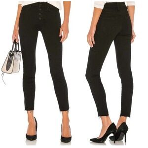 MOTHER | Button‎ Fly Size 26 High Rise Black Jeans Modern Fit